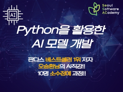 (금천2기)10명 소수정예!! Python을 활용한 실전 AI 모델 개발